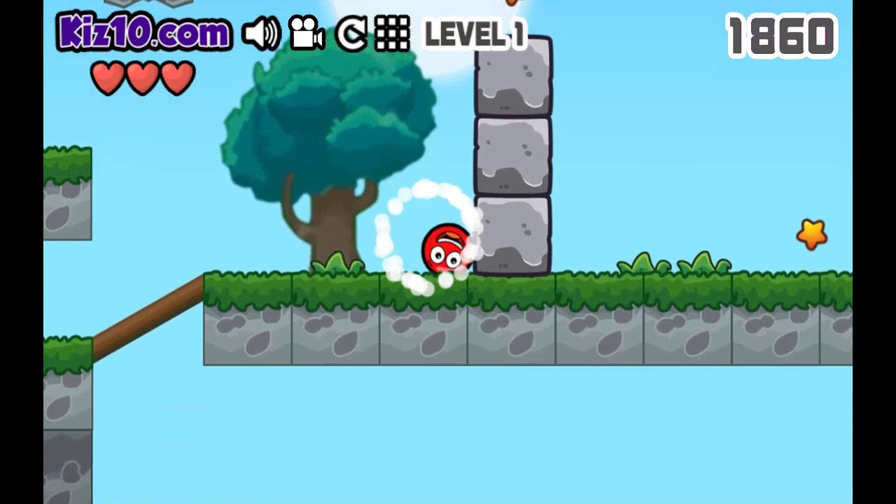 Red Ball Forever 2 gameplay besrtcrazygames YouTube