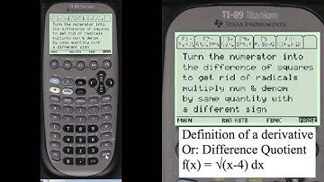 Calculus Derivative Difference Quotient | Every Step Calculus