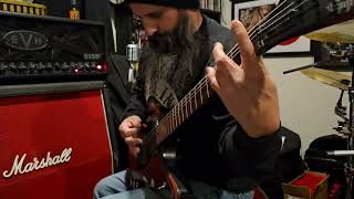 Riffing around on B Standard tuning.