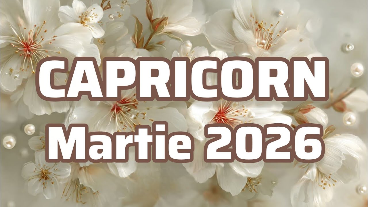 CAPRICORN  - Previziuni pentru luna Martie 2026