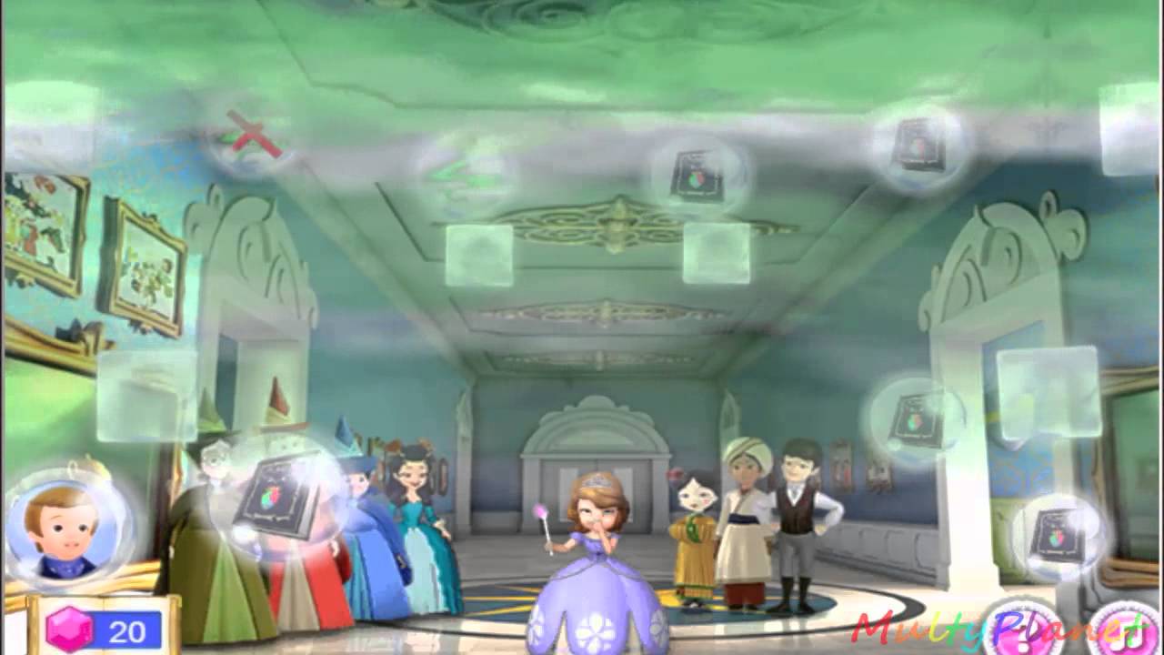 София Прекрасная Мыльно Пузырная атака / Sofia the first royal bubble ...