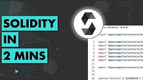Solidity in 2 mins (for beginners)