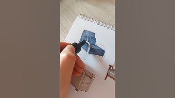 sofa rendering 🧸💙 #render #art #artist #architecture #architect #sketch #sketching #education