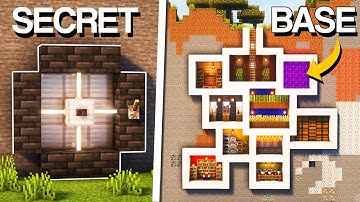 Minecraft: Secret ULTIMATE Underground Survival Base!