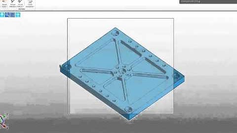 3. Edgecam Test Drive Milling Tutorial - Step 2 - Set Up