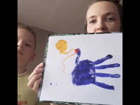 Занятие "Птицы" (нетрадиционные техники рисования)