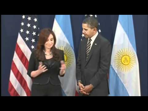 CFK and Obama.-