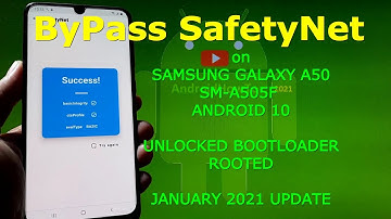 Bypass SafetyNet Samsung Galaxy A50 SM-A505F Rooted - January 2021 Update
