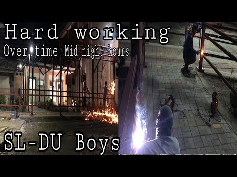 Hard work, over time in the middle of the night