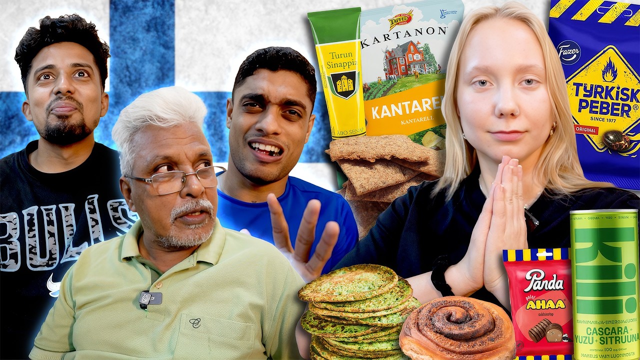 We Ate Finnish Snacks & Chocolates 🇫🇮🍫| Dad & Co Reactions 😂