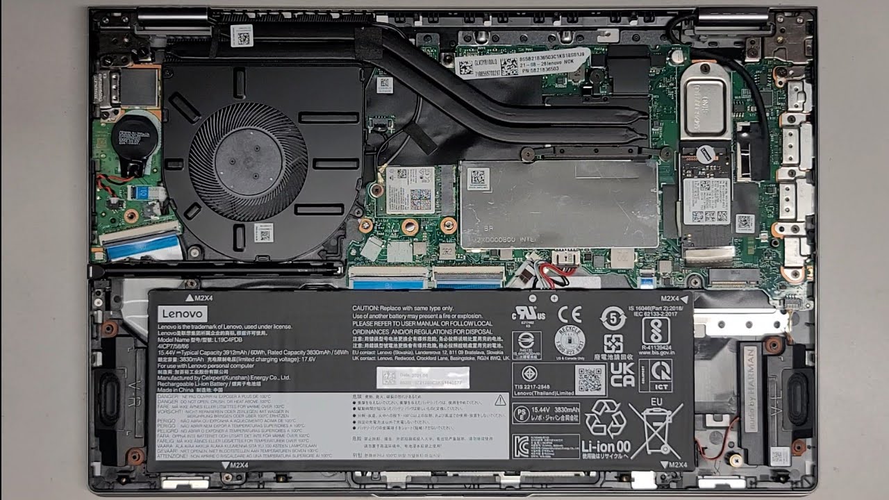 Lenovo ThinkBook 14s Yoga ITL Disassembly RAM SSD Hard Drive Upgrade Lenovo thinkbook 14s yoga itl disassembly ram ssd hard drive upgrade