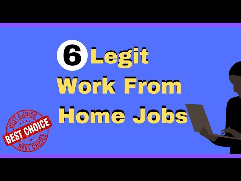 Legitimate Work From Home Jobs, Hiring Now