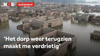 Thumbnail for Voormalig dorp te zien door droogte: 'Nu een paar muurtjes die kapot zijn door het water'