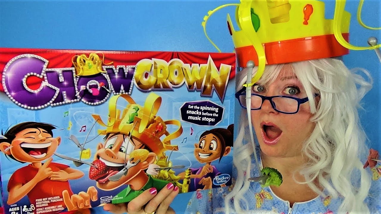 Chow Crown Game Funny Challenge Granny McDonald Snacks Hidden