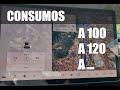 Consumos a diferentes velocidades y V3