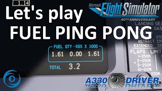Let's play FUEL PING PONG | Real 737 Pilot