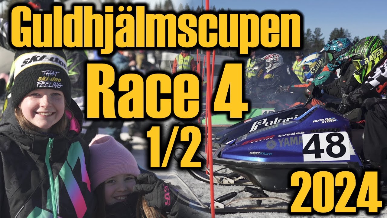 Vintage Snowmobile Race, Guldhjälmscupen 2024, Race 4 Finals first part, by Jämtlands Motorklubb