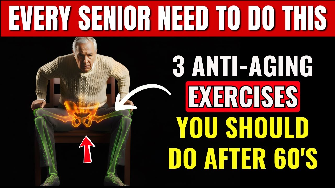 3 Essential Exercises Every Senior Should Do After 60! (Try At Home)