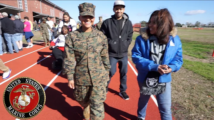 Sister GRADUATES bootcamp!  USMC Parris Island, SC