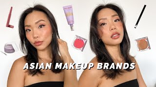 GRWM *almost* Full-Faced of Asian Makeup and Beauty Brands