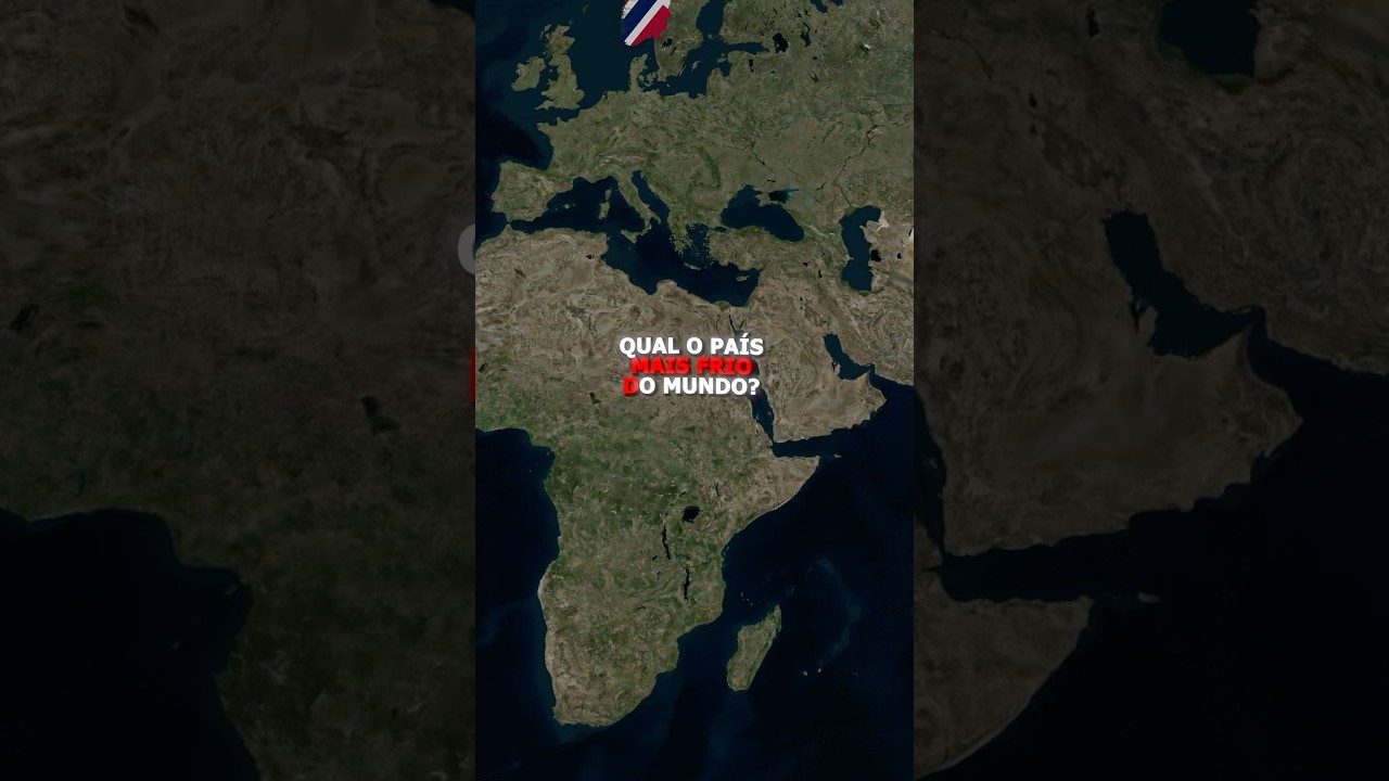 Qual é o país mais frio do mundo? #geografia #geopolitica #mapas