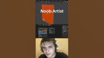 Noob vs Pro artist: two sided materials with backfacing #blendertutorial #blender #blendercommunity