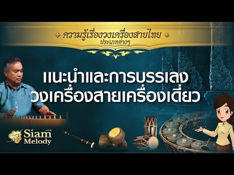 เทคนิค และวิธีการบรรเลง วงเครื่องสาย เครื่องเดี่ยว โดย ศาสตราภิชาน ปกรณ์ รอดช้างเผื่อน