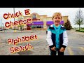 Alphabet Letter Hunt at Chuck E Cheese