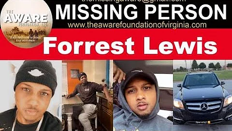 30 YEAR OLD FORREST LEWIS IS MISSING FROM AUBREY T...