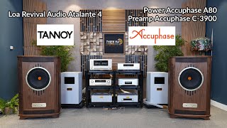 Hệ Thống Accuphase Power A80 Class A 65W Và Pre-Amp C3900 Tham Chiếu Loa Tannoy Canterbury Gr-Ow