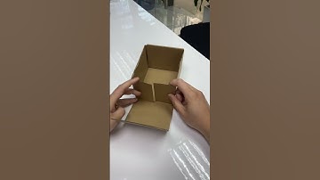 Thumbnail of How to fold Top Bottom Paper Box# #cardboard #carton