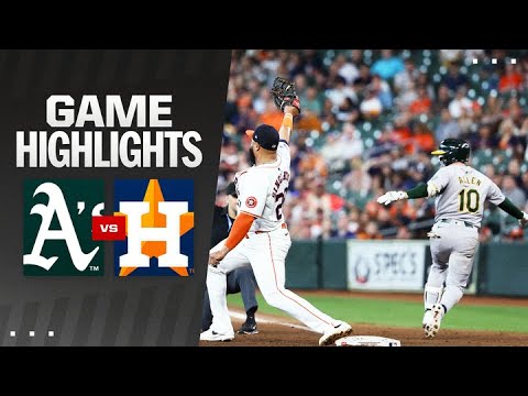 A's vs. Astros