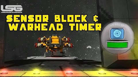 Space Engineers - Sensor Detector & Warhead Count Down Timer