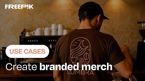 Create branded merch mockups fast with the AI Assistant Workflow | Freepik Use Cases