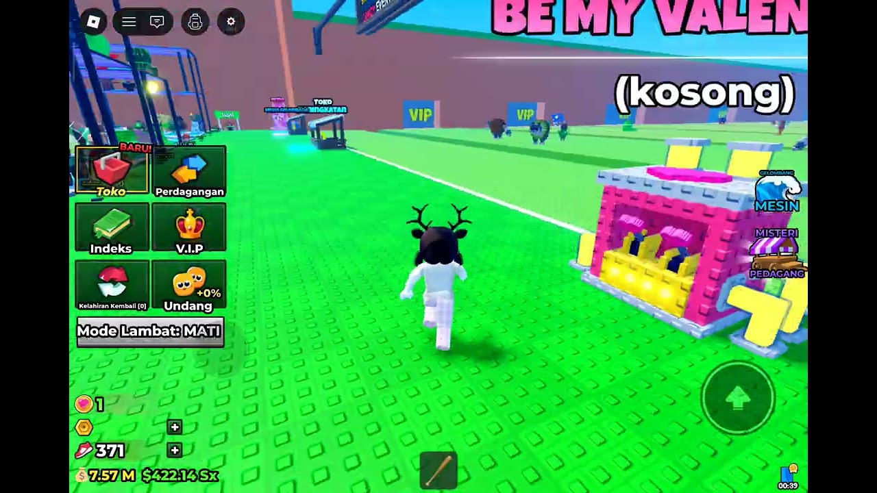 valerie main game gak jelas (escape tsunami from brainrot indonesia)