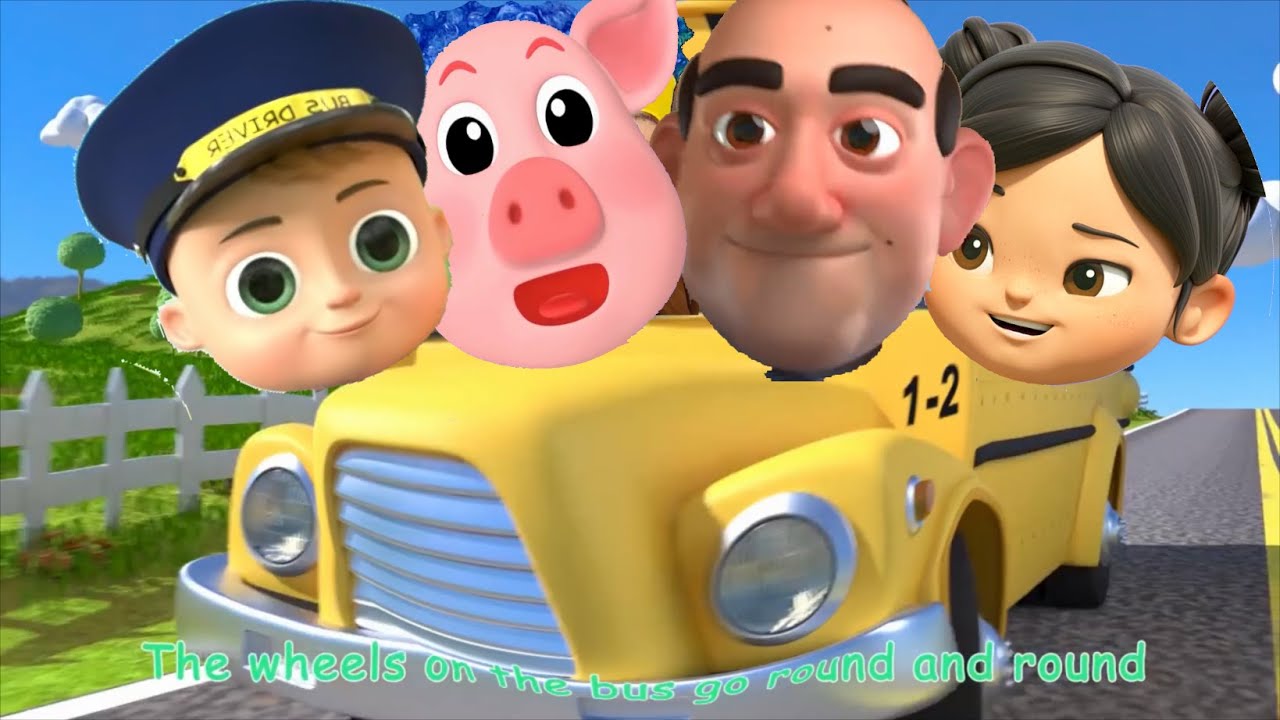 WHEELS ON THE BUS GO ROUND & & jj & Insurance & HEO CON & 2K