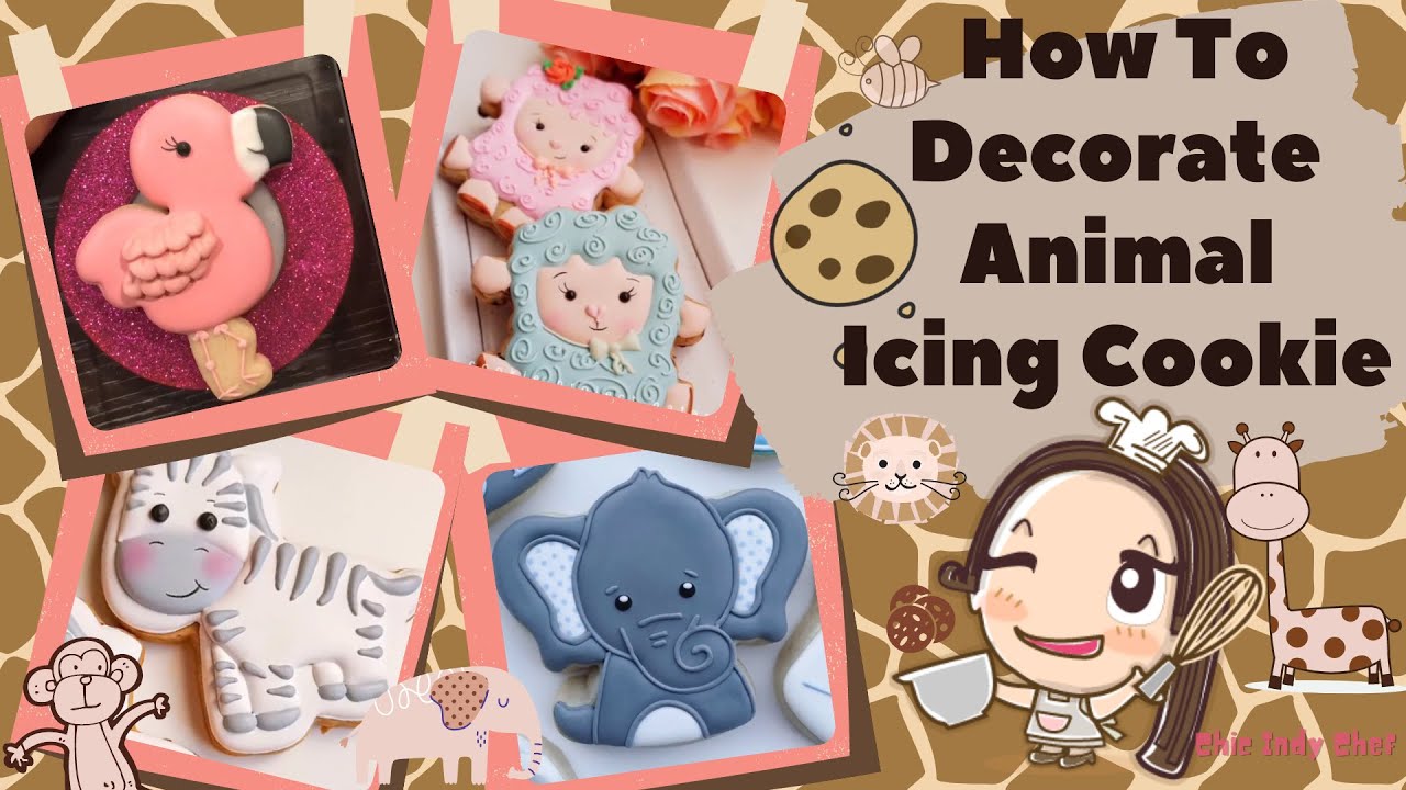 How To Decorate Animal Icing Cookie YouTube