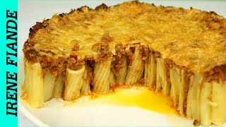 Пирог из макарон Ригатони с сыром и фаршем необычный и Вкусный ужин на вашем столе Пирог из макарон Ригатони с сыром и фаршем необычный и Вкусный ужин на вашем столе