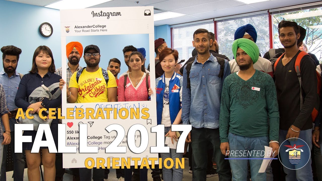 Fall Orientation at Alexander College (2017) - YouTube
