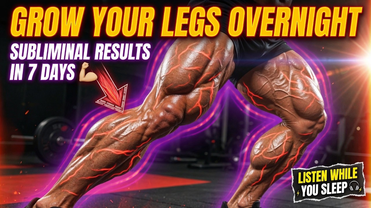 🦵🔥MASSIVE Legs Subliminal | Binaural