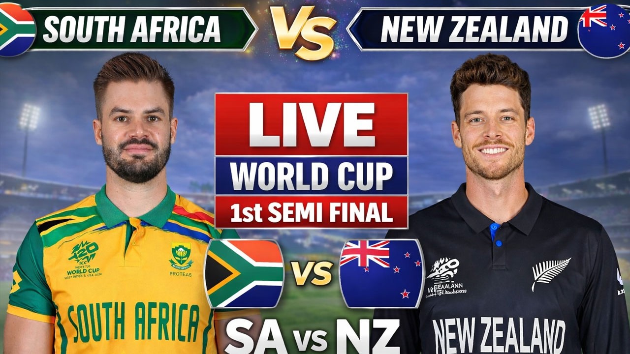 🛑Live SA Vs NZ T20 WC Match | Live Cricket MatchToday| NZ vs SA Semi Final T20 2nd inning #livescore