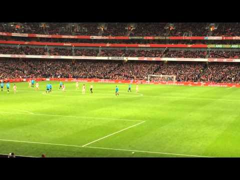 Arsenal Ospina chant!! OOOOOOspina!!! Arsenal vs Stoke