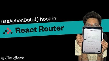 #34 useActionData() hook 🪝 in React Router #reactrouter #useactiondata #omlondhe #reactjsrouter