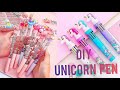 Diy 🦄 unicorn pen | How to make | No plastic,no clay