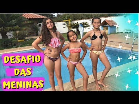 DESAFIO DA PISCINA | BRINCADEIRA COM ELAS 🥰🥰