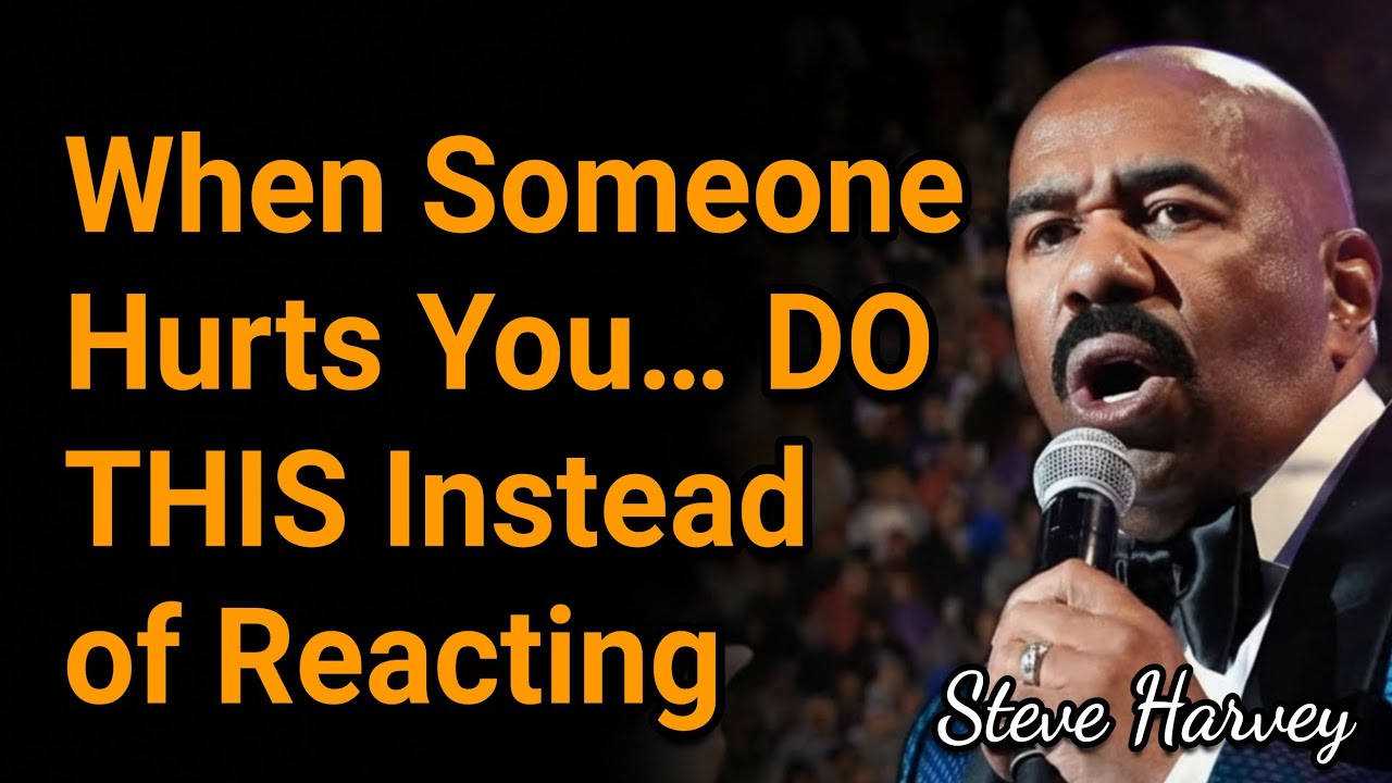 Never React When Someone Disrespects You | Steve Harvey’s Brutally Honest Advice