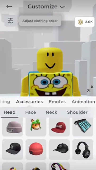 How To Become SpongeBob For FREE On ROBLOX!, Headless (Roblox)