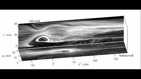 Oil flow visualization of a shock train in Mach 2.0 ducted flow