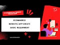 what are basic content available in ecommerce website ? ecommerce app development cost | online app