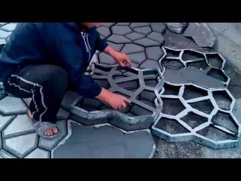 Заливка формы тротуарной